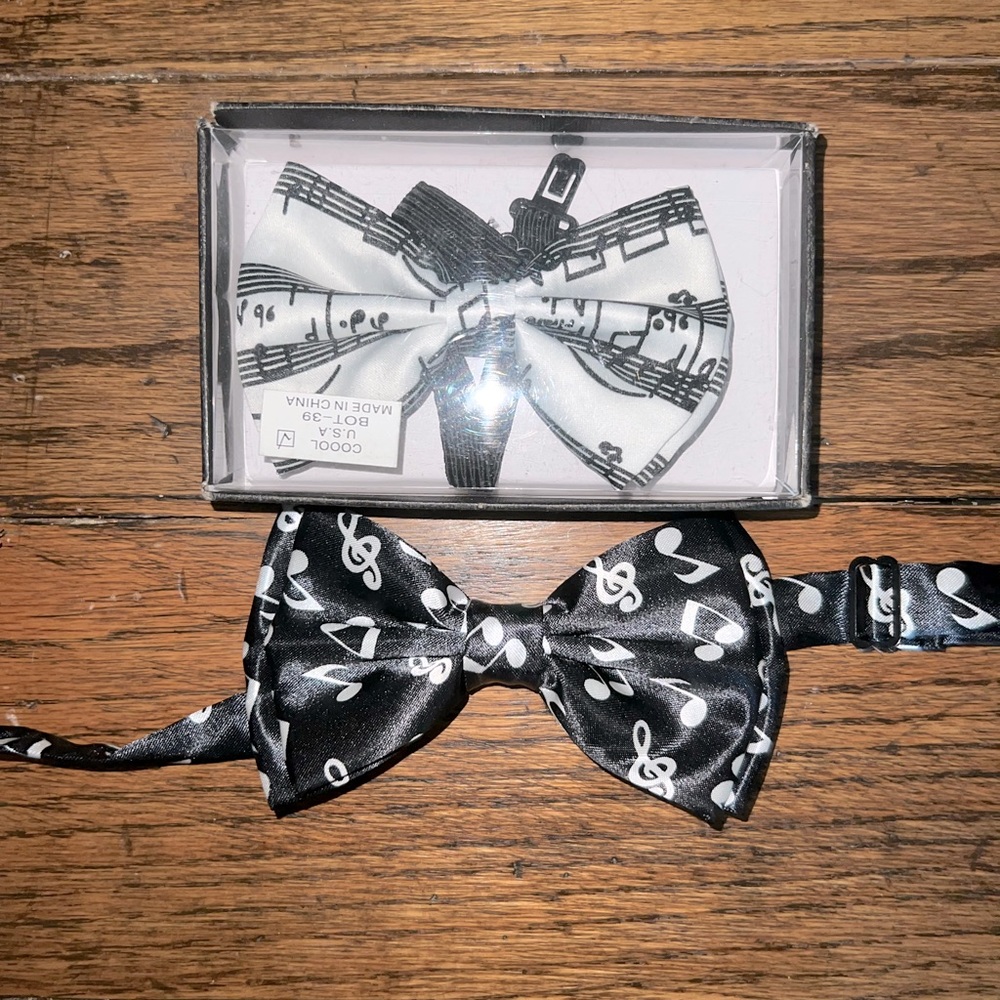Clip on bow tie